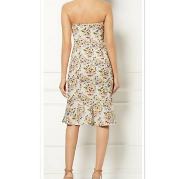 🆕️➕ Eva Mendes 💜 Ivy Strapless Dress - Picture 4 of 7